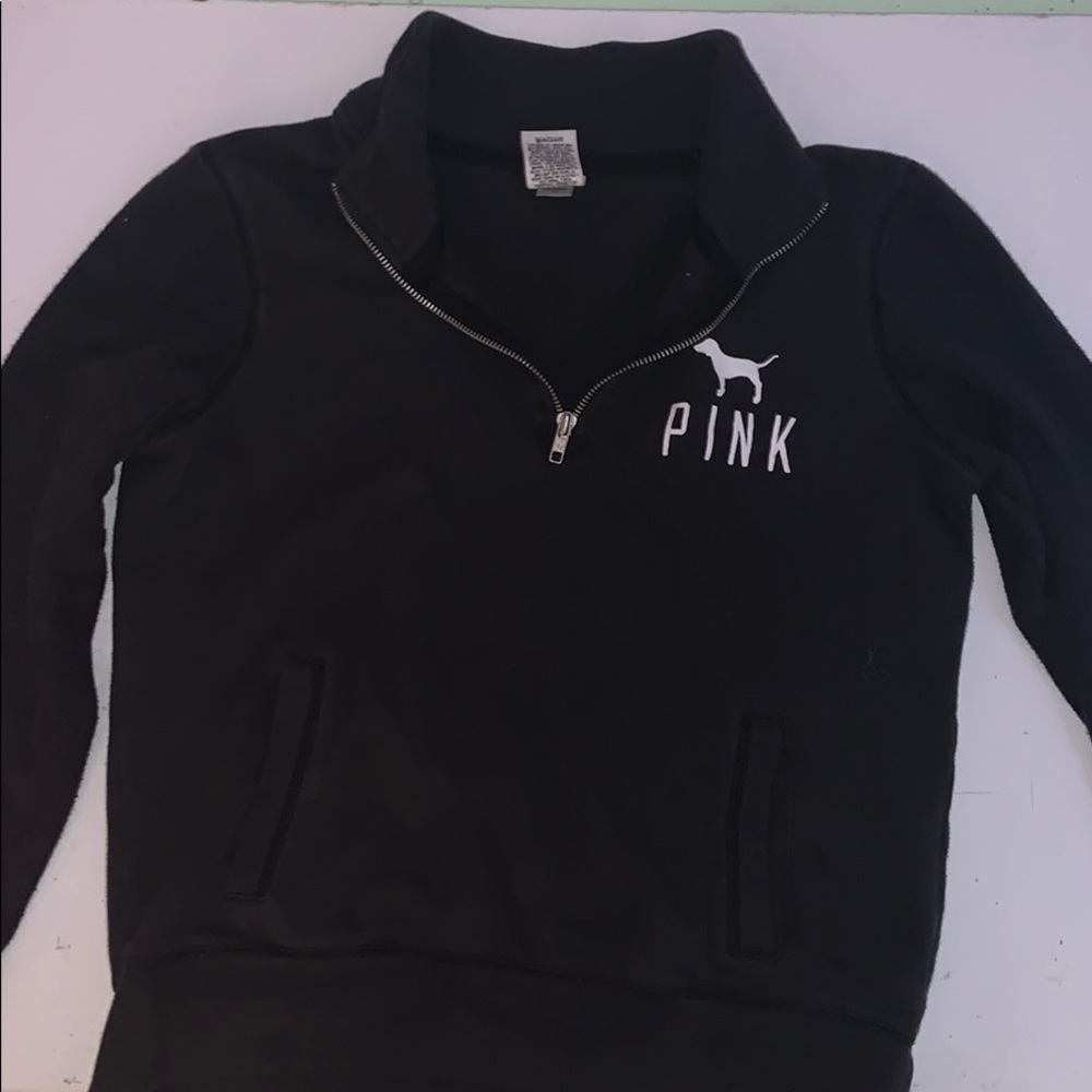 Victoria secret pink half zip
